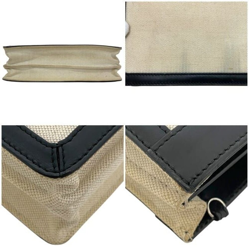 Balenciaga Shoulder Bag Navy Pochette Natural Black - Picture 5 of 10